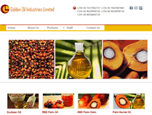 Tablet Screenshot of goldenoiltd.com